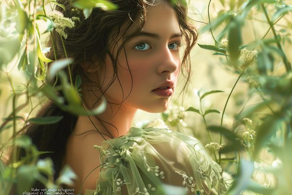 Robe vert sauge: élégance et fraîcheur au rendez-vous